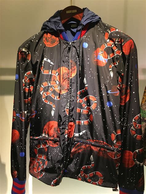 gucci space snake windbreaker replica|gucci tiger jacket.